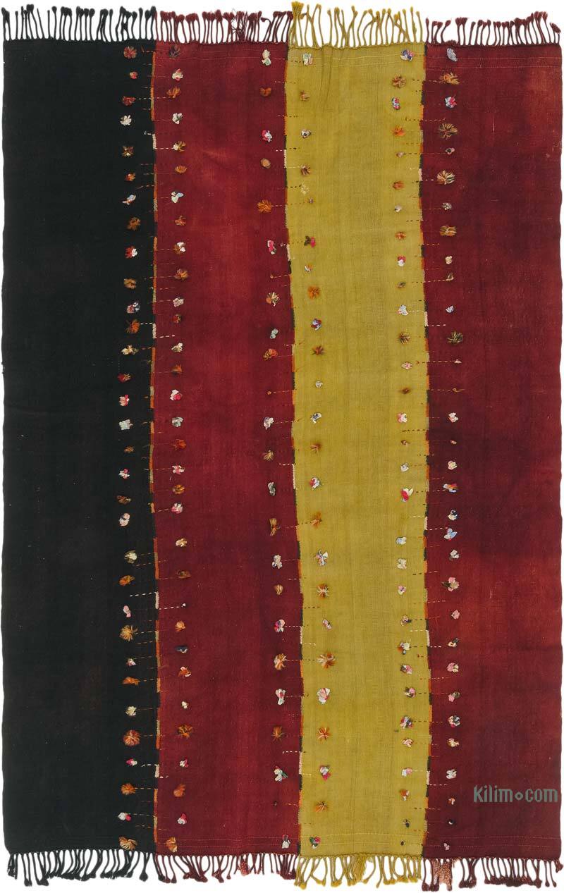 Vintage Malatya 'Perde' Kilim - 193 cm x 293 cm - K0079352