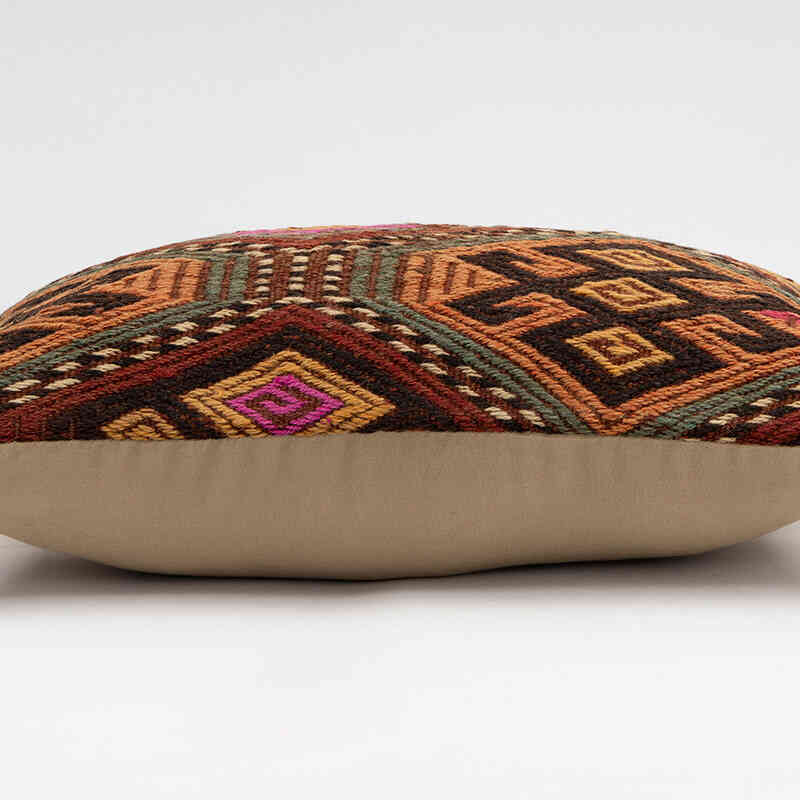 Kilim Yastık Kılıfı - 50 cm x 30 cm - K0079359