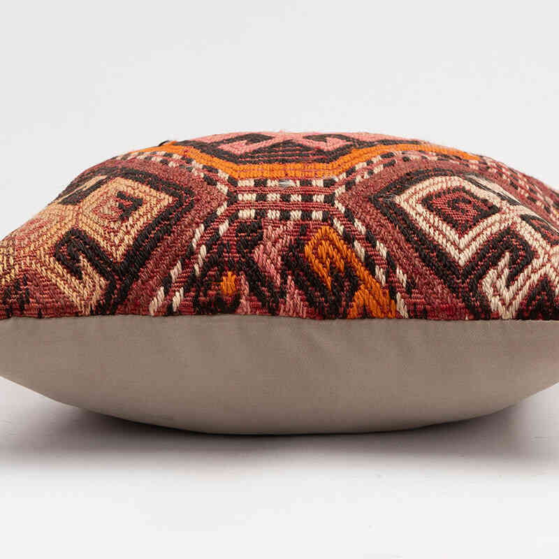 Kilim Yastık Kılıfı - 40 cm x 40 cm - K0079384