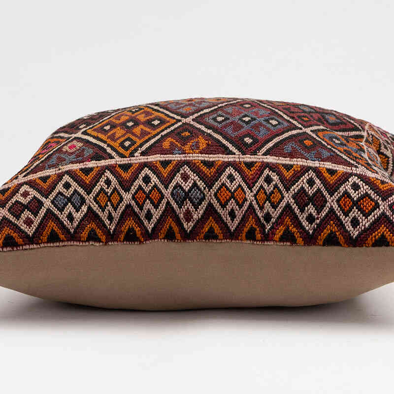 Kilim Yastık Kılıfı - 40 cm x 40 cm - K0079386