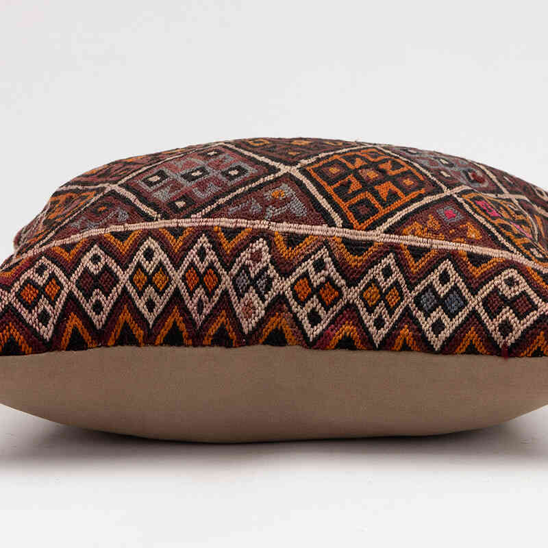 Kilim Yastık Kılıfı - 40 cm x 40 cm - K0079387