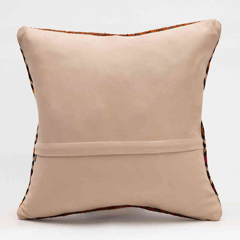 Kilim Pillow Cover - 1' 4" x 1' 4" (16" x 16") - K0079393
