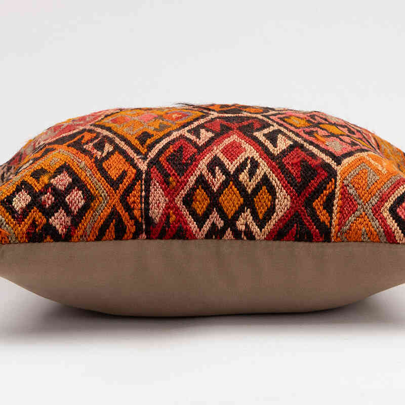 Kilim Yastık Kılıfı - 40 cm x 40 cm - K0079402