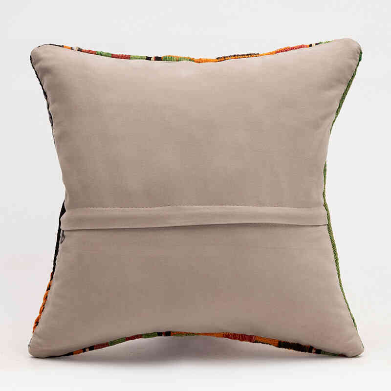 Kilim Yastık Kılıfı - 40 cm x 40 cm - K0079403
