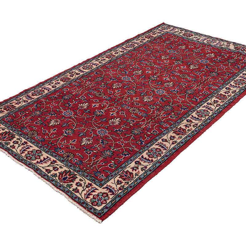 Vintage Turkish Hand-Knotted Rug - 4'  x 6' 10" (48" x 82") - K0079406