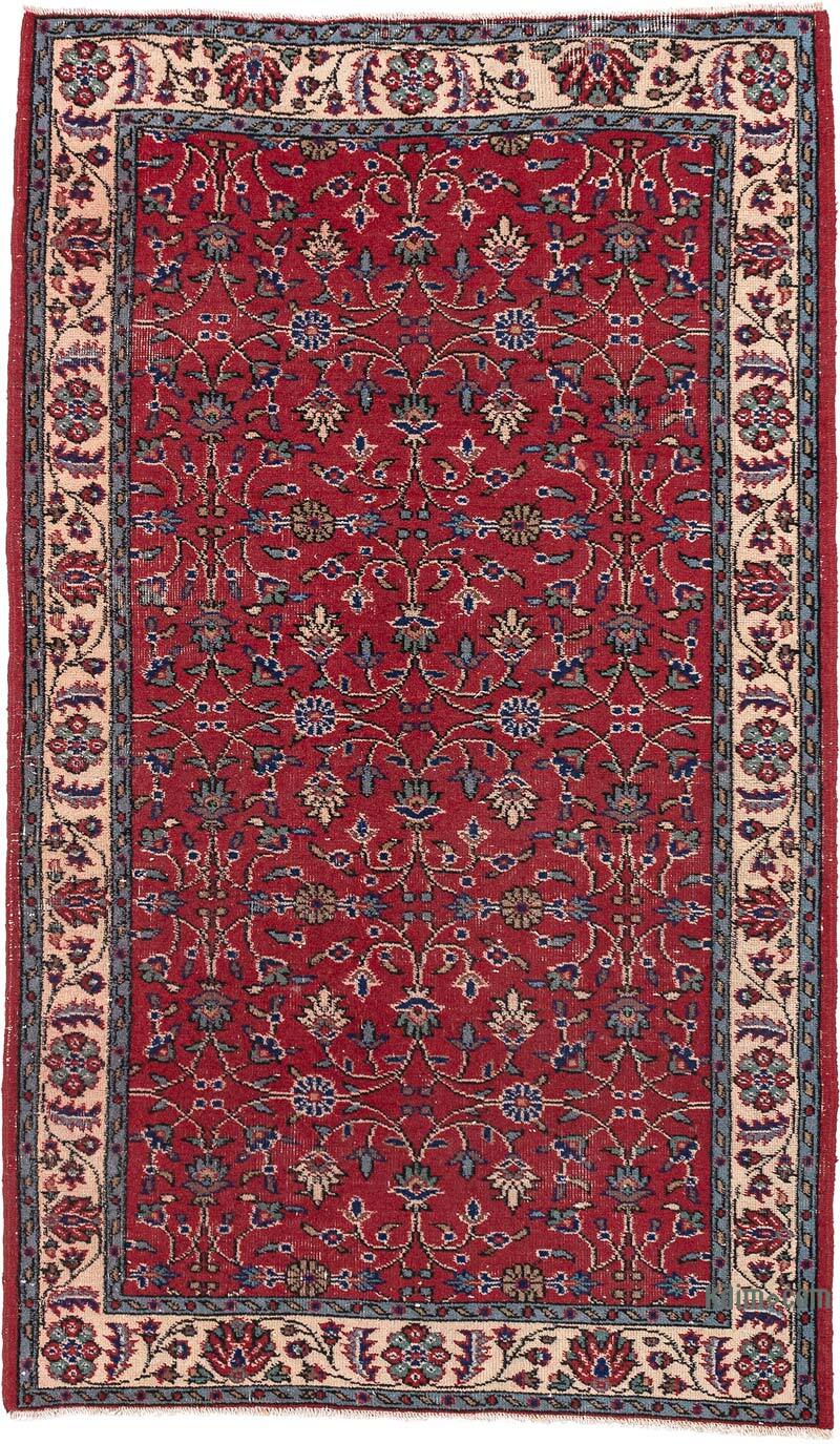 Vintage Turkish Hand-Knotted Rug - 4'  x 6' 10" (48" x 82") - K0079406