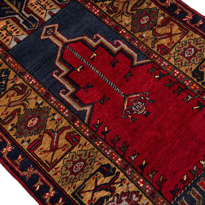 Vintage Turkish Hand-Knotted Rug - 3' 3" x 6' 11" (39" x 83") - K0079408