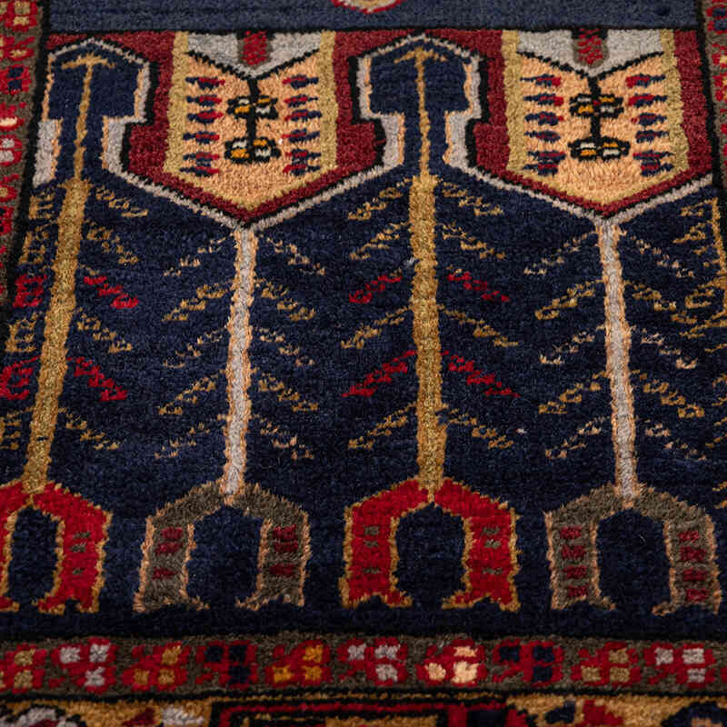 Vintage Turkish Hand-Knotted Rug - 3' 3" x 6' 11" (39" x 83") - K0079408