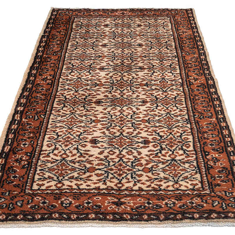 El Dokuma Vintage Halı - 118 cm x 202 cm - K0079415
