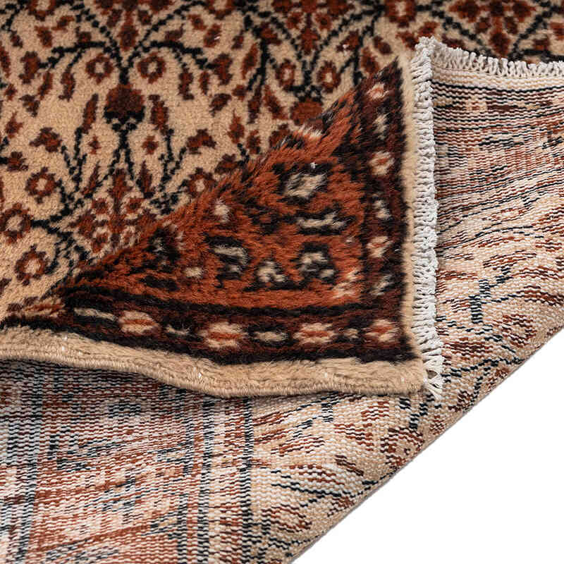 El Dokuma Vintage Halı - 118 cm x 202 cm - K0079415