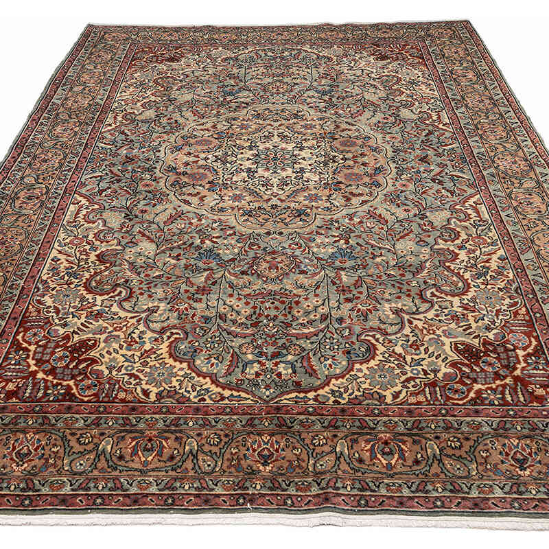 Vintage Turkish Hand-Knotted Rug - 6' 7" x 9' 10" (79" x 118") - K0079416