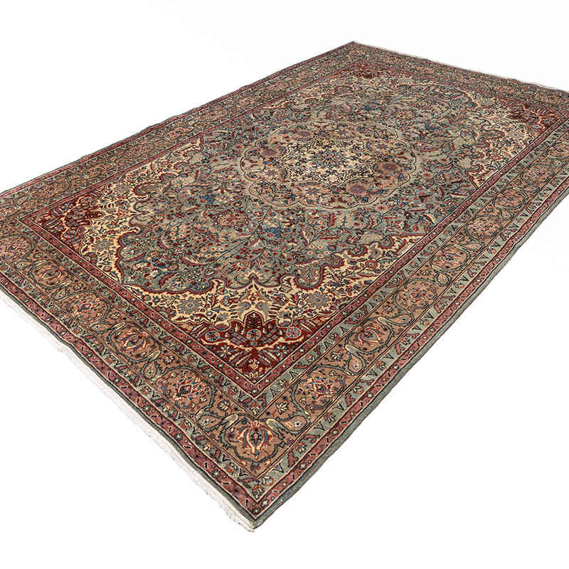 Vintage Turkish Hand-Knotted Rug - 6' 7" x 9' 10" (79" x 118") - K0079416