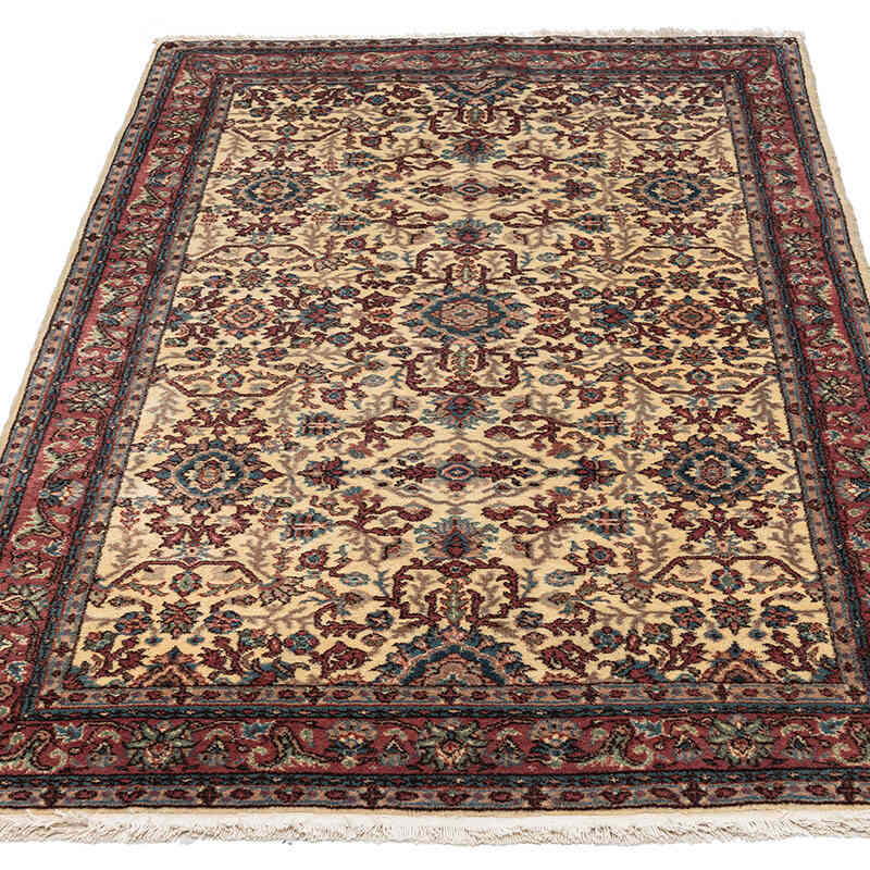 El Dokuma Vintage Halı - 116 cm x 188 cm - K0079419