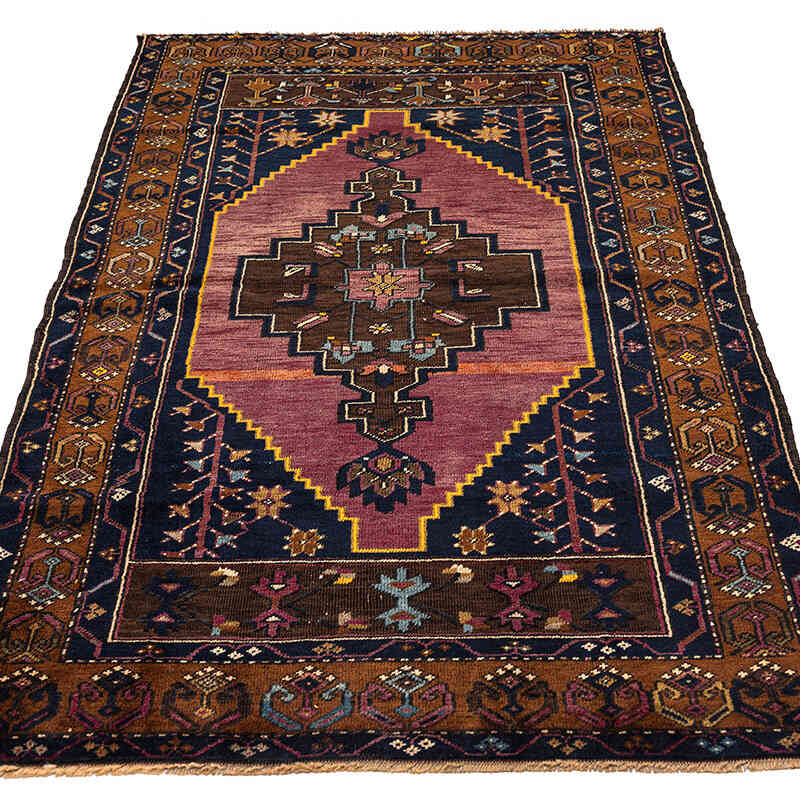 Vintage Turkish Hand-Knotted Rug - 3' 6" x 6' 3" (42" x 75") - K0079422