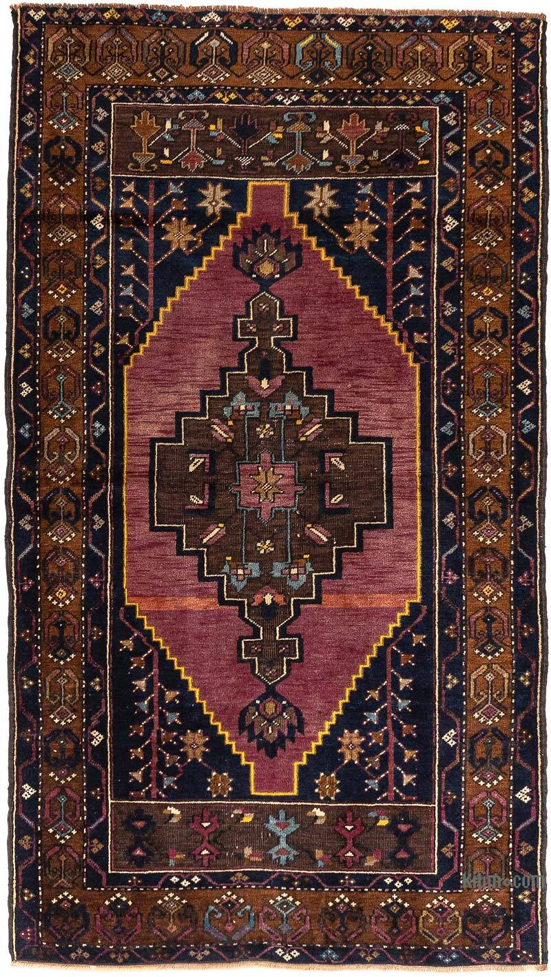 Vintage Turkish Hand-Knotted Rug - 3' 6" x 6' 3" (42" x 75") - K0079422