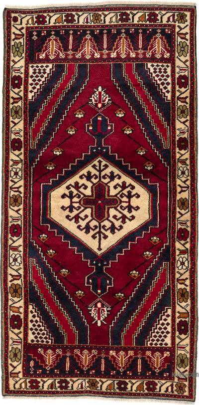 El Dokuma Vintage Halı - 99 cm x 190 cm