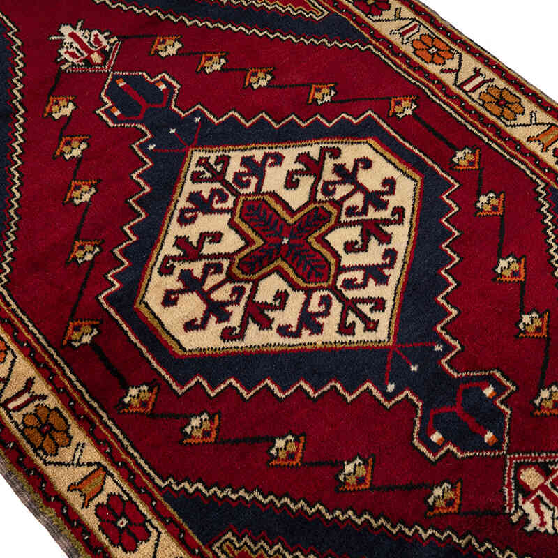 El Dokuma Vintage Halı - 100 cm x 193 cm - K0079428