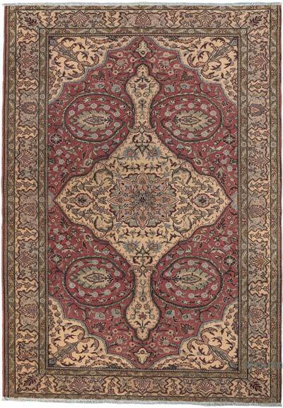 El Dokuma Vintage Halı - 152 cm x 215 cm