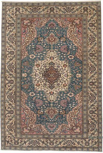 El Dokuma Vintage Halı - 144 cm x 212 cm