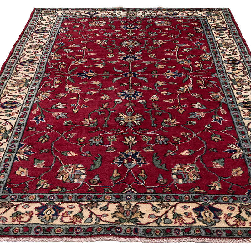 Alfombra Vintage Turca Anudada a Mano - 163 cm x 240 cm - K0079436