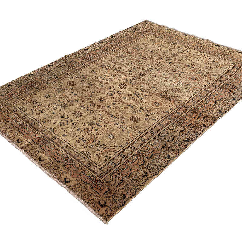 Alfombra Vintage Turca Anudada a Mano - 150 cm x 207 cm - K0079438