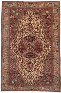 El Dokuma Vintage Halı - 193 cm x 290 cm
