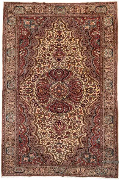 El Dokuma Vintage Halı - 193 cm x 290 cm