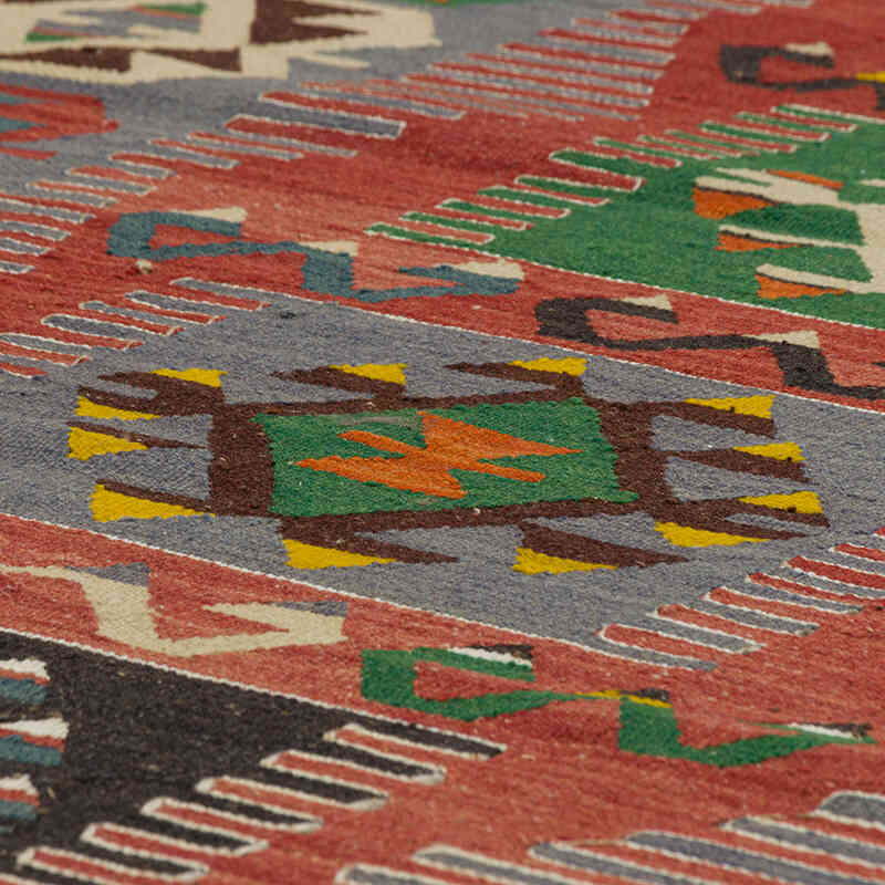 Vintage Esme Kilim Runner - 3' 11" x 12'  (47" x 144") - K0079443