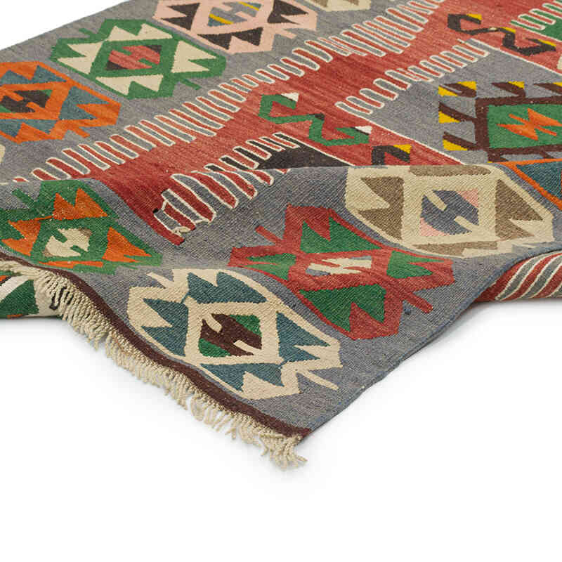 Vintage Esme Kilim Runner - 3' 11" x 12'  (47" x 144") - K0079443