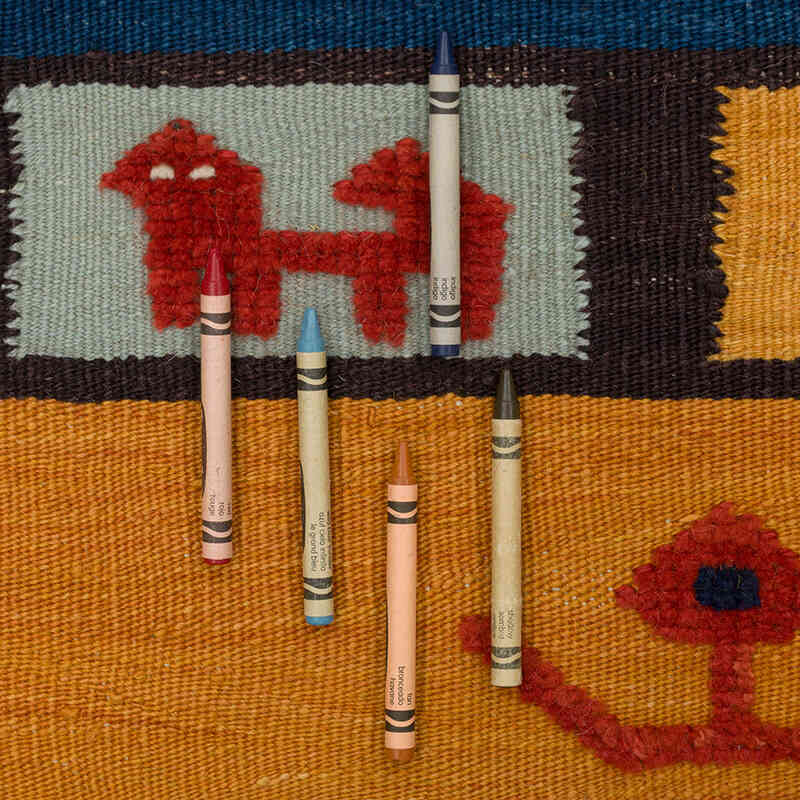 Yeni Kök Boya El Dokuma Kilim - 100 cm x 202 cm - K0079447