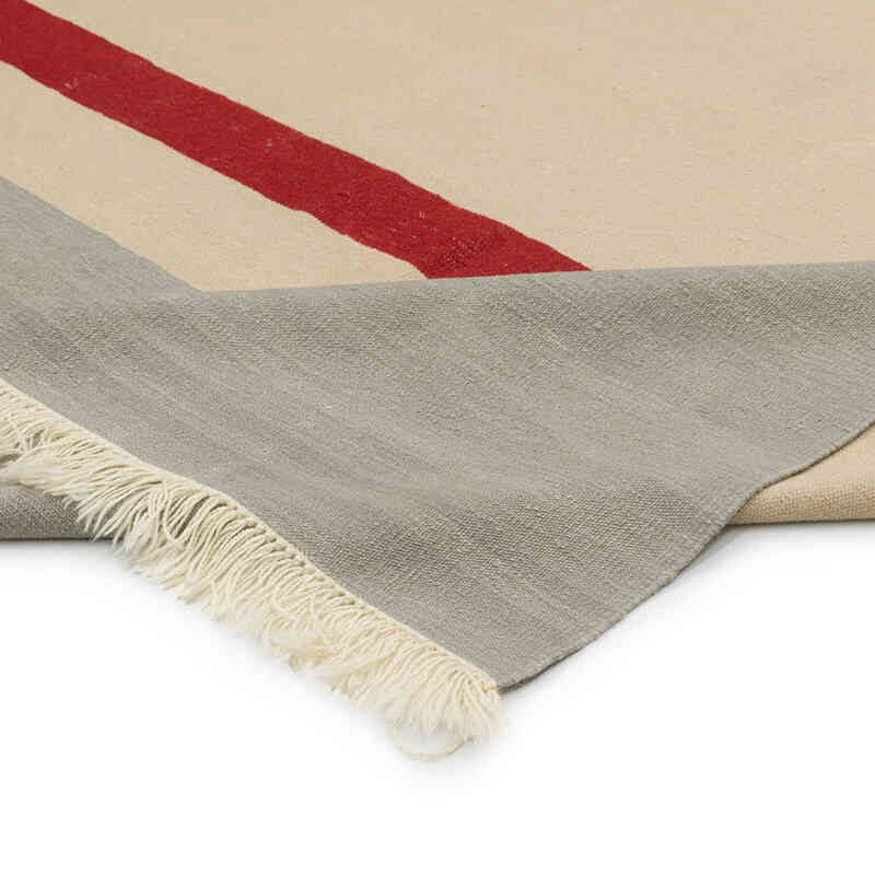 New Handwoven Turkish Kilim Rug - 6' 9" x 10' 4" (81" x 124") - K0079451
