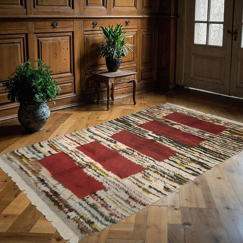 New Turkish Tulu Rug - 5' 2" x 8' 5" (62" x 101") - K0079460
