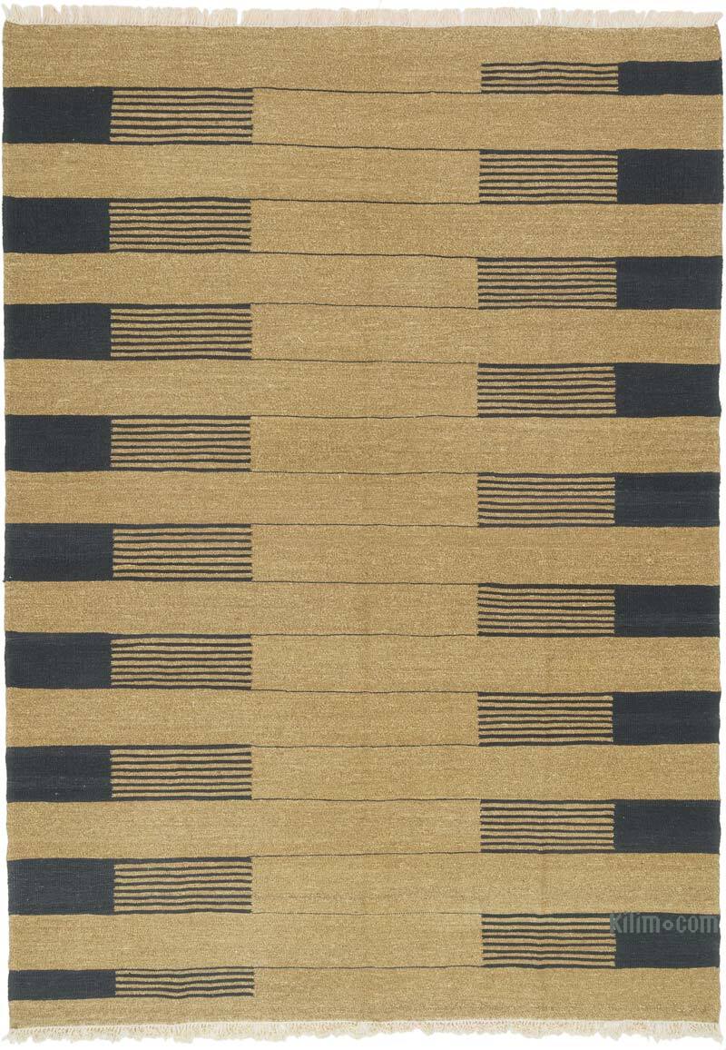 New Handwoven Turkish Kilim Rug - 7' 9" x 10' 9" (93" x 129") - K0079463