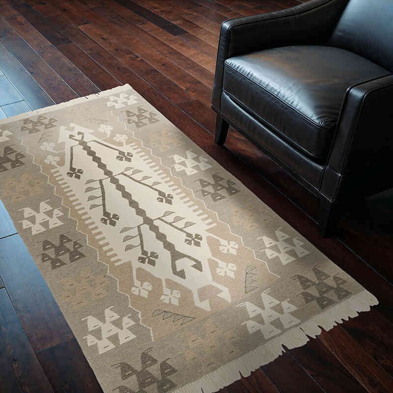 Yeni Kök Boya El Dokuma Kilim - 112 cm x 170 cm - K0079465