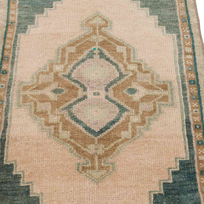 Vintage Turkish Hand-Knotted Rug - 1' 5" x 2' 10" (17" x 34") - K0079486