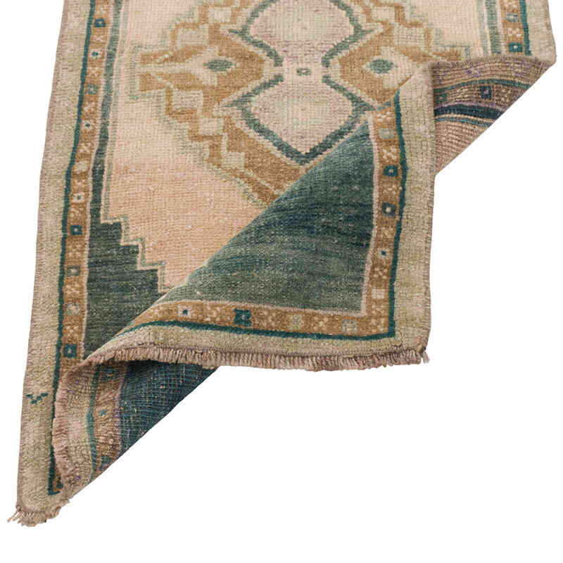 Vintage Turkish Hand-Knotted Rug - 1' 5" x 2' 10" (17" x 34") - K0079486