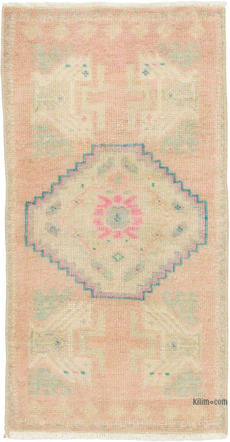 Vintage Turkish Hand-Knotted Rug - 1' 6" x 2' 10" (18" x 34") - K0079493
