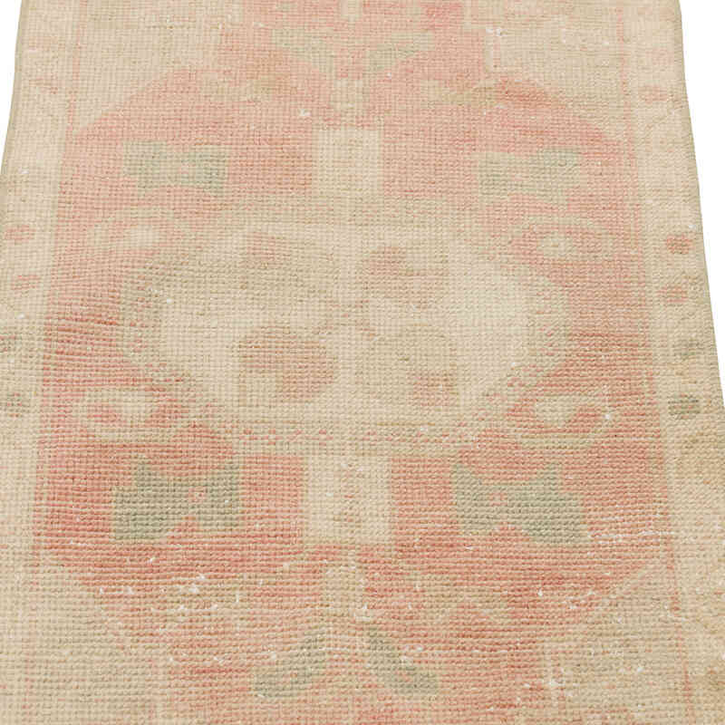 El Dokuma Vintage Halı - 48 cm x 81 cm - K0079496