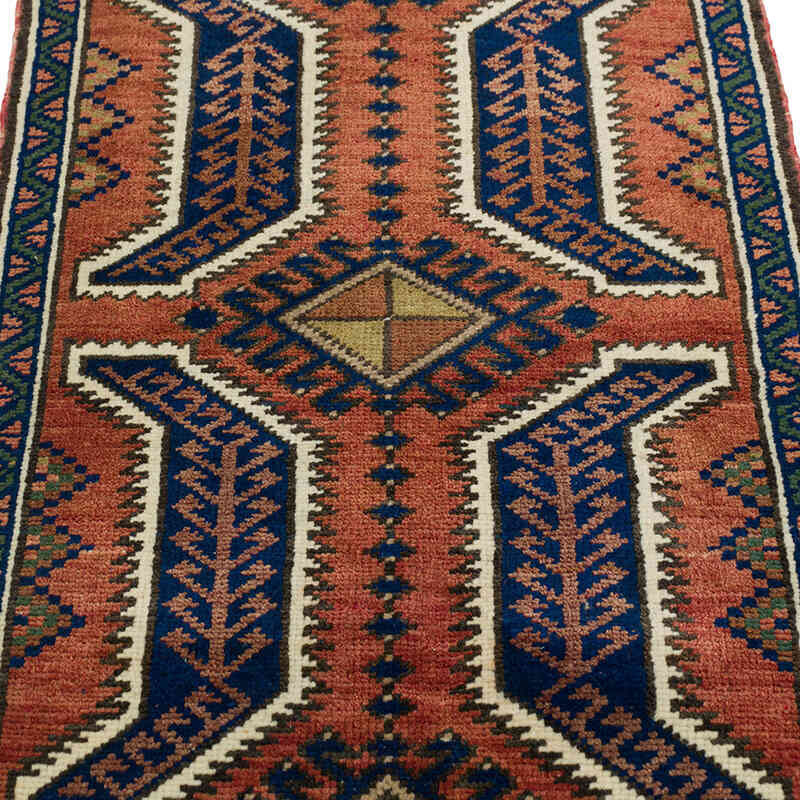 Vintage Turkish Hand-Knotted Rug - 1' 9" x 3' 5" (21" x 41") - K0079503