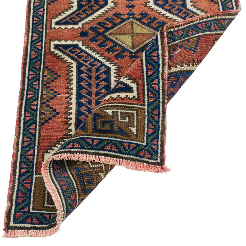 Vintage Turkish Hand-Knotted Rug - 1' 9" x 3' 5" (21" x 41") - K0079503