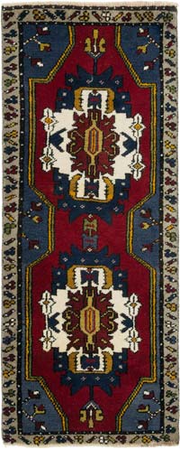 El Dokuma Vintage Halı - 48 cm x 117 cm