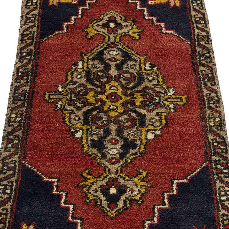 Alfombra Vintage Turca Anudada a Mano - 48 cm x 86 cm - K0079511