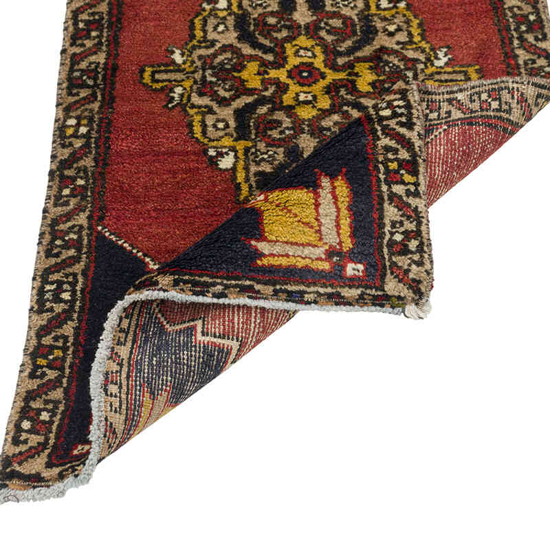 Alfombra Vintage Turca Anudada a Mano - 48 cm x 86 cm - K0079511