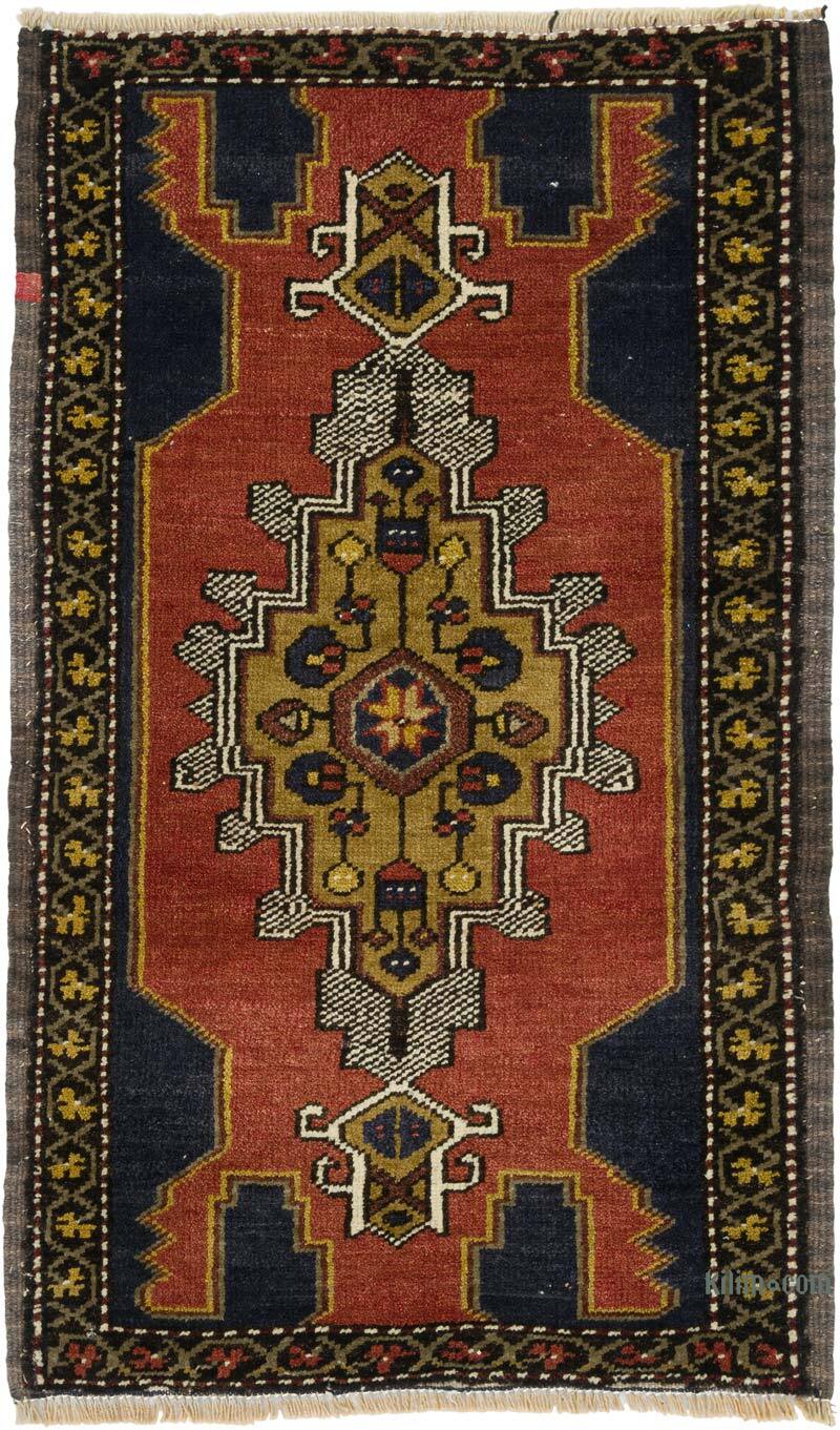 Vintage Turkish Hand-Knotted Rug - 1' 11" x 3' 2" (23" x 38") - K0079512