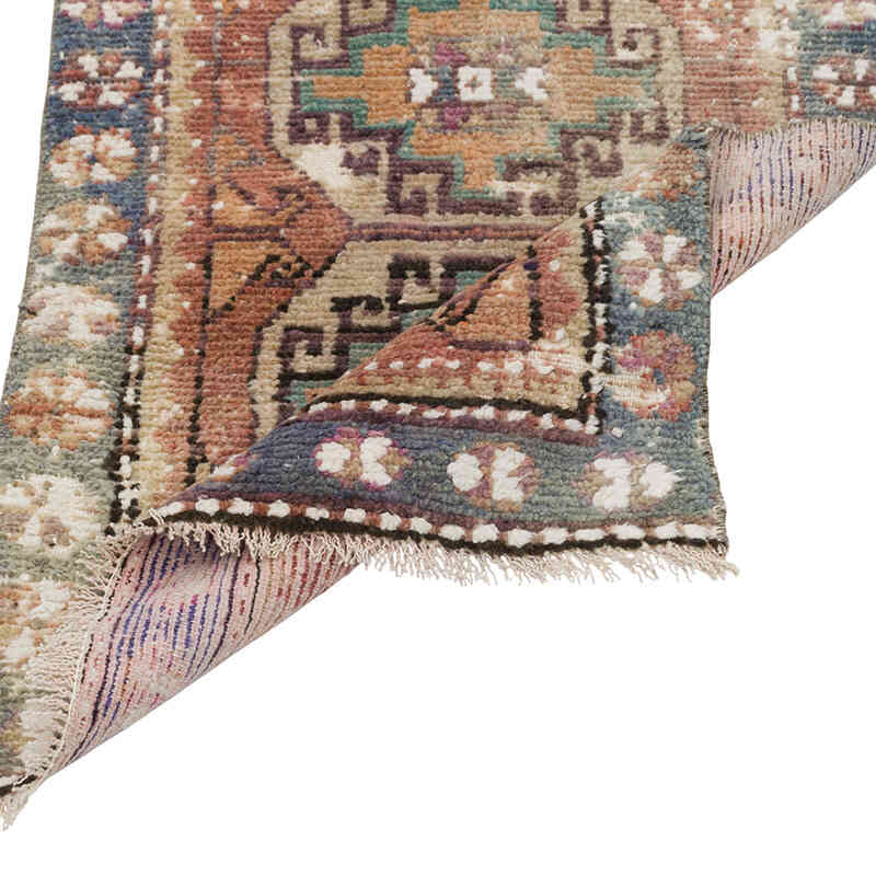 Vintage Turkish Hand-Knotted Rug - 1' 8" x 2' 6" (20" x 30") - K0079515