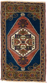 El Dokuma Vintage Halı - 55 cm x 95 cm