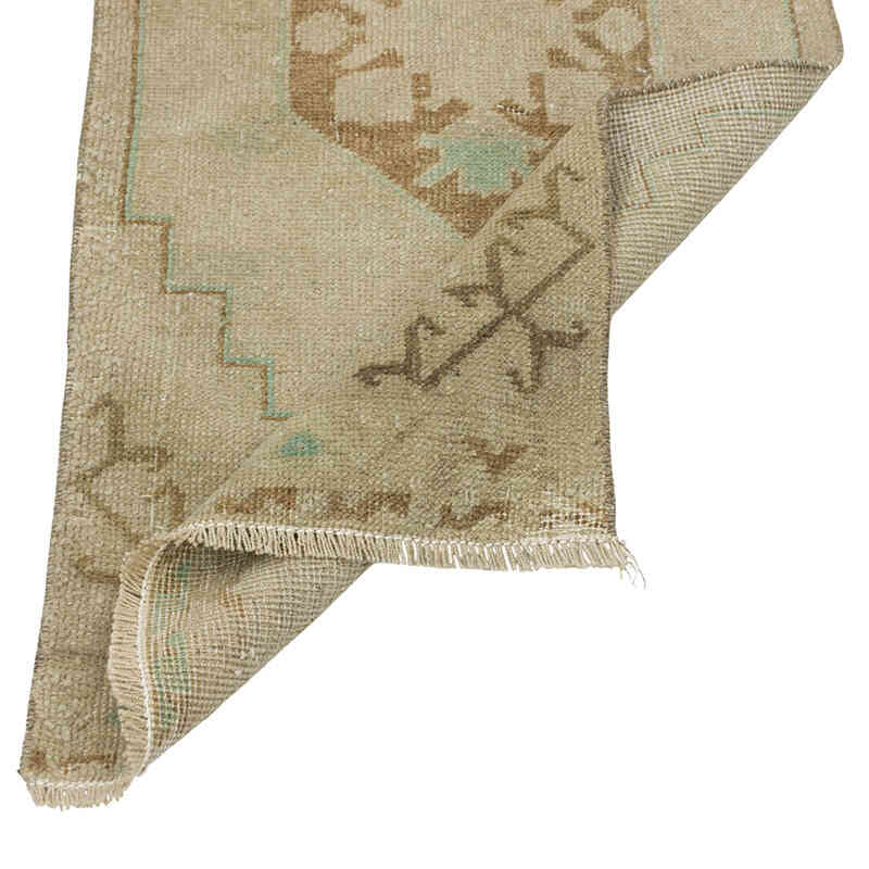 El Dokuma Vintage Halı - 44 cm x 100 cm - K0079517
