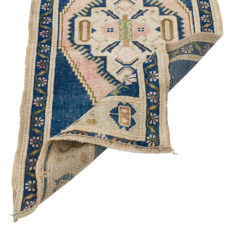 Vintage Turkish Hand-Knotted Rug - 1' 8" x 3' 5" (20" x 41") - K0079518