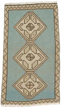 El Dokuma Vintage Halı - 50 cm x 88 cm