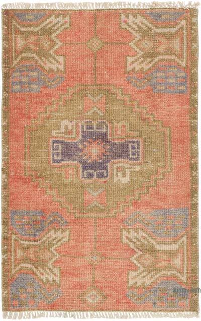 Vintage Turkish Hand-Knotted Rug - 1' 8" x 2' 7" (20" x 31")